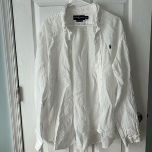 Men’s XL Ralph Lauren White Button Down